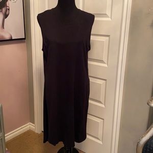 Lululemon long black sleeveless tunic